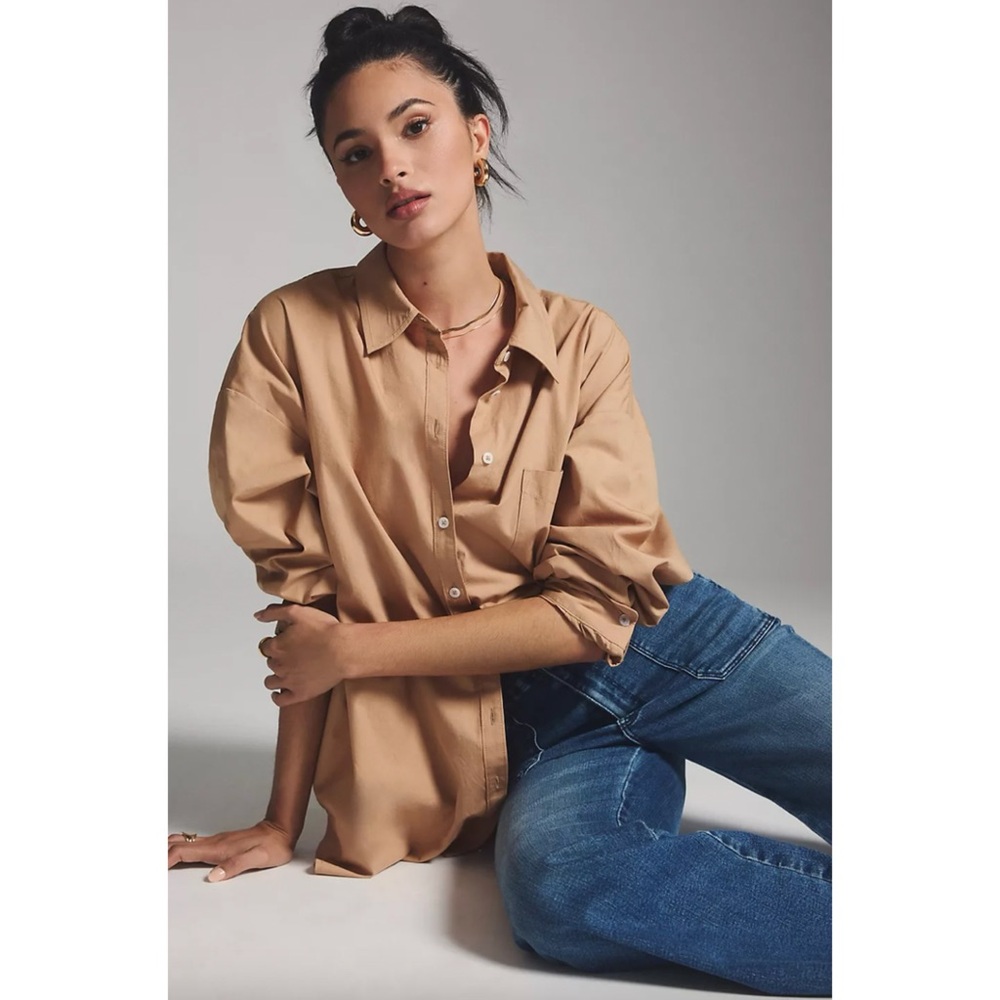 Anthropologie Maeve The Bennet Button Down Shirt - Size Small